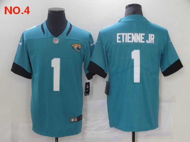 Men's Jacksonville Jaguars 1 Travis Etienne JrJersey NO.4;